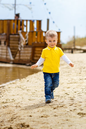 Детская фотосессия в пляжном комплексе Осокор